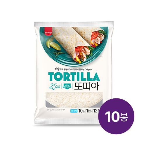 [피크닉기획전] 또띠아 10호 (12장×10봉)