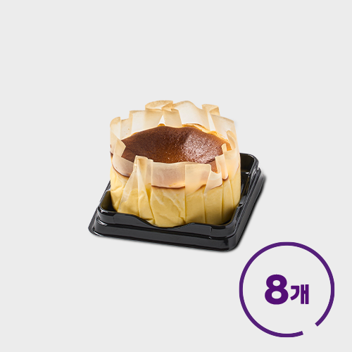 [7월신상품] 바스크라운드케이크 190g*8개